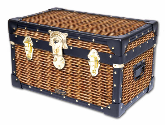 Traditional Tuck Box with Cabin Lock - Wicker Print