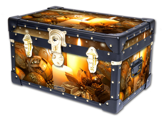 Traditional Tuck Box with Cabin Lock - Christmas Candles