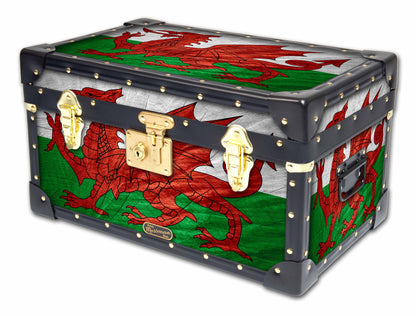 Traditional Tuck Box with Flip Lock - Welsh Flag
