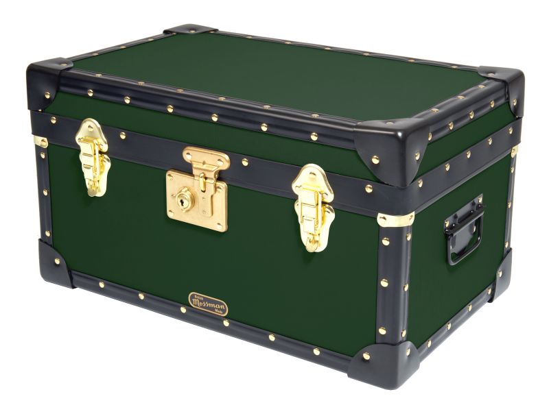 Traditional Tuck Box with Flip Lock - Dark Green - Embossed JB To Front (Clearance)