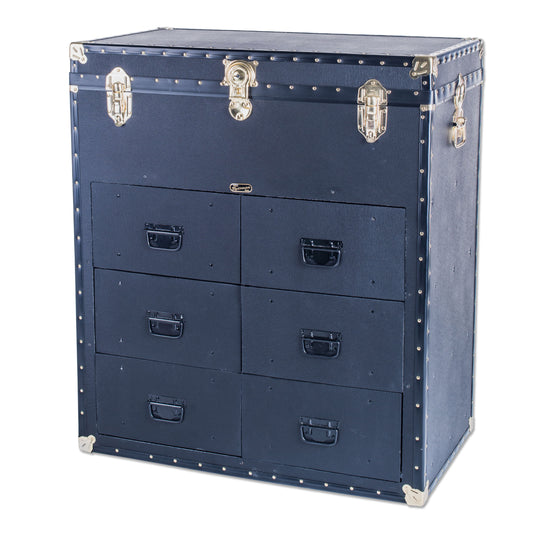 Traditional 6 Drawer Tall Boy Trunk
