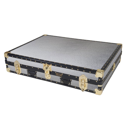 Traditional 36" Underbed Trunk - Silver Alloy