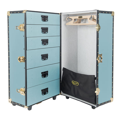 Traditional 36" Cabin 6 Drawer Wardrobe Trunk