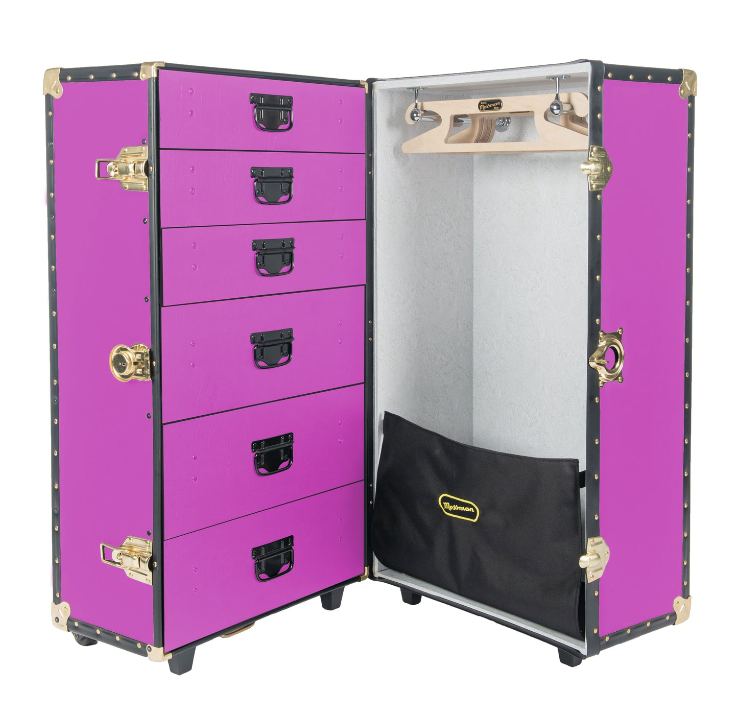 Traditional 36" Cabin 6 Drawer Wardrobe Trunk