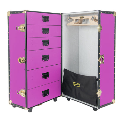 Traditional 36" Cabin 6 Drawer Wardrobe Trunk