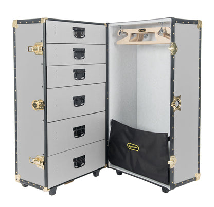 Traditional 36" Cabin 6 Drawer Wardrobe Trunk