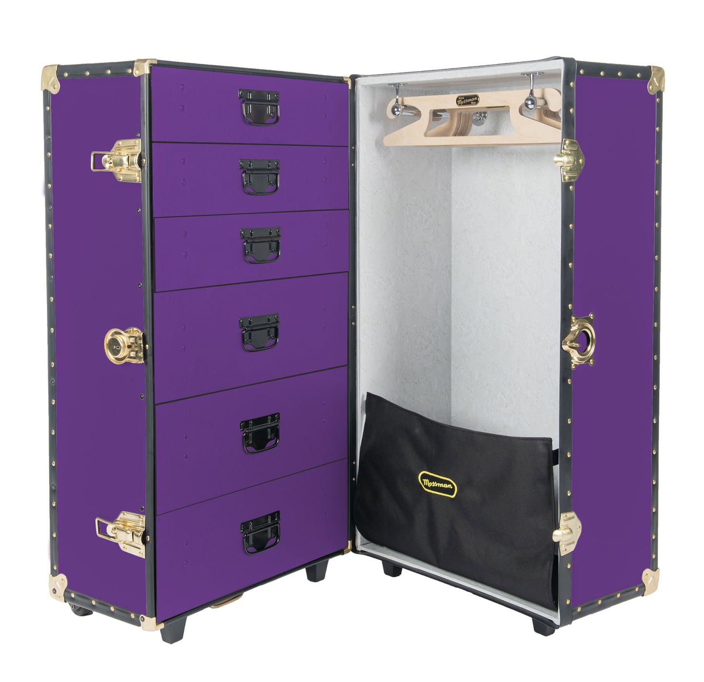 Traditional 36" Cabin 6 Drawer Wardrobe Trunk