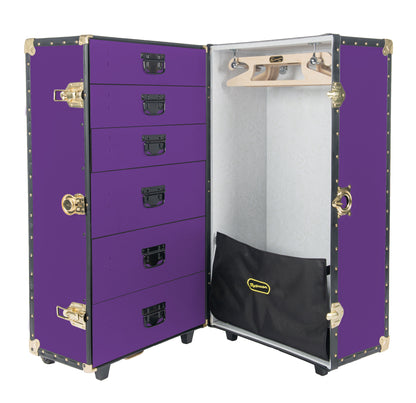 Traditional 36" Cabin 6 Drawer Wardrobe Trunk