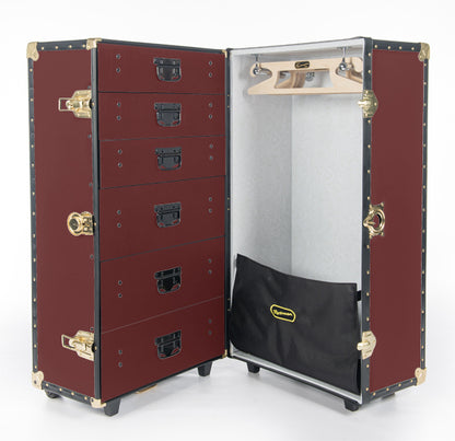 Traditional 36" Cabin 6 Drawer Wardrobe Trunk
