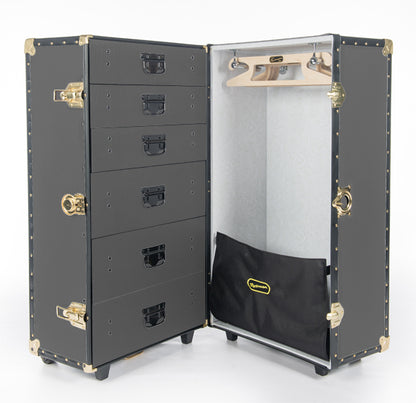 Traditional 36" Cabin 6 Drawer Wardrobe Trunk