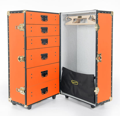 Traditional 36" Cabin 6 Drawer Wardrobe Trunk