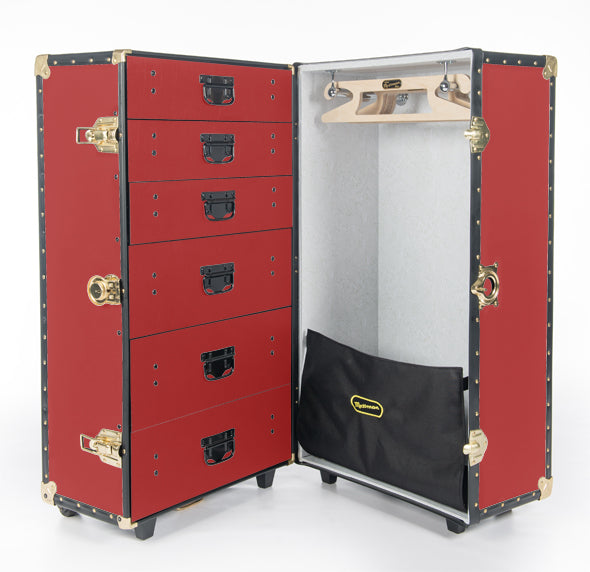 Traditional 36" Cabin 6 Drawer Wardrobe Trunk