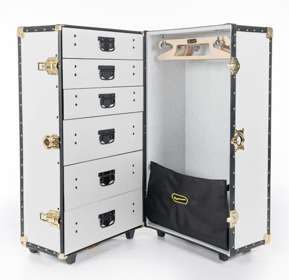 Traditional 36" Cabin 6 Drawer Wardrobe Trunk