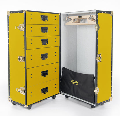 Traditional 36" Cabin 6 Drawer Wardrobe Trunk