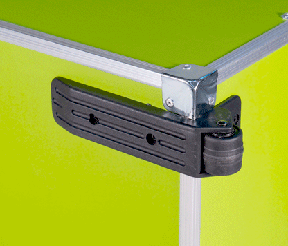 Set of 2x Corner Wheels & 2x Small Feet