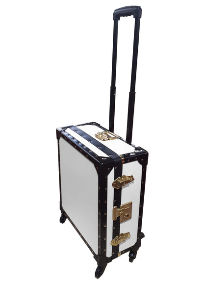 Traditional Wheeled Luggage Trunk