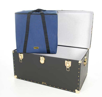 Traditional 36" Cabin Trunk - Silver Alloy