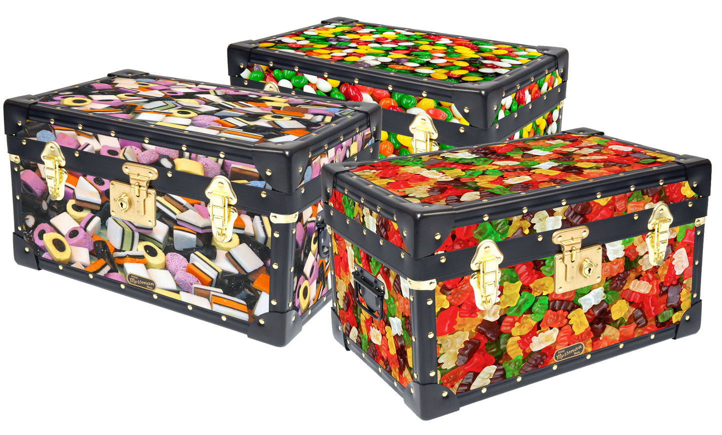 Traditional Tuck Box with Flip Lock - Gummy Bears